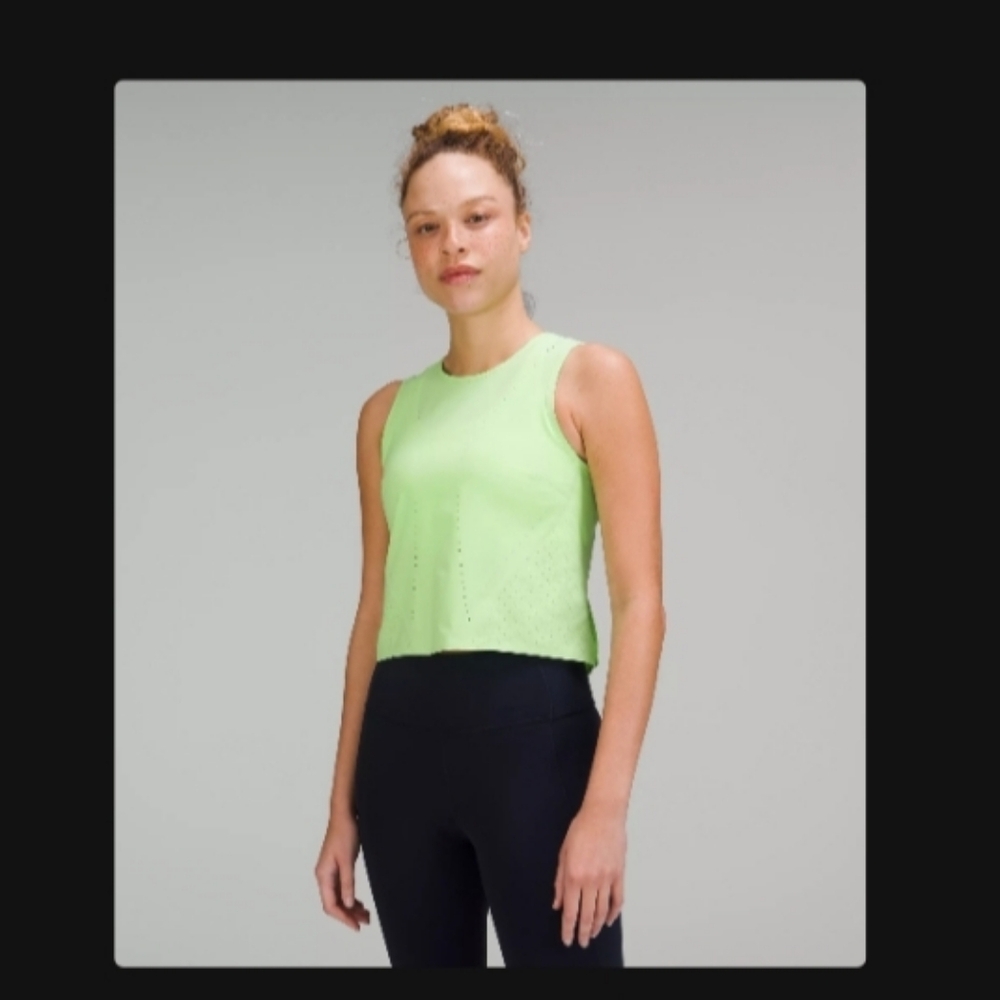 Lululemon Athletica Neon Green Muscle Tee